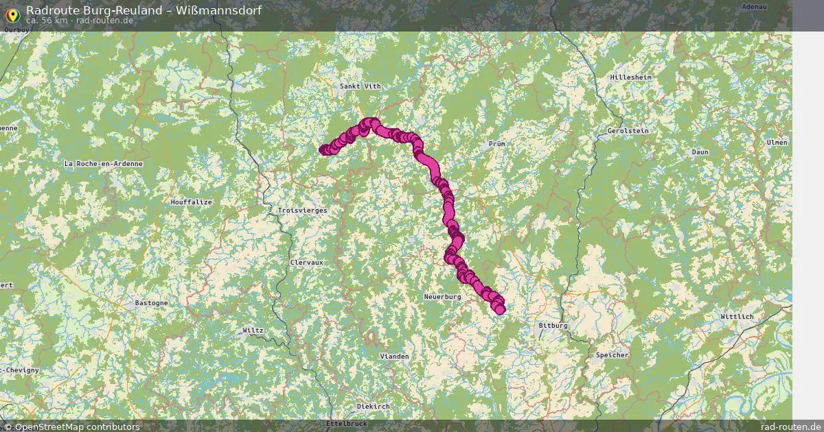 Radtour Burg-Reuland – Wißmannsdorf
