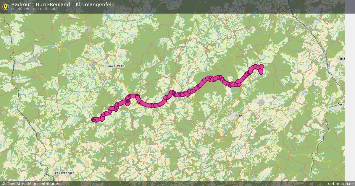 Radtour Burg-Reuland – Kleinlangenfeld