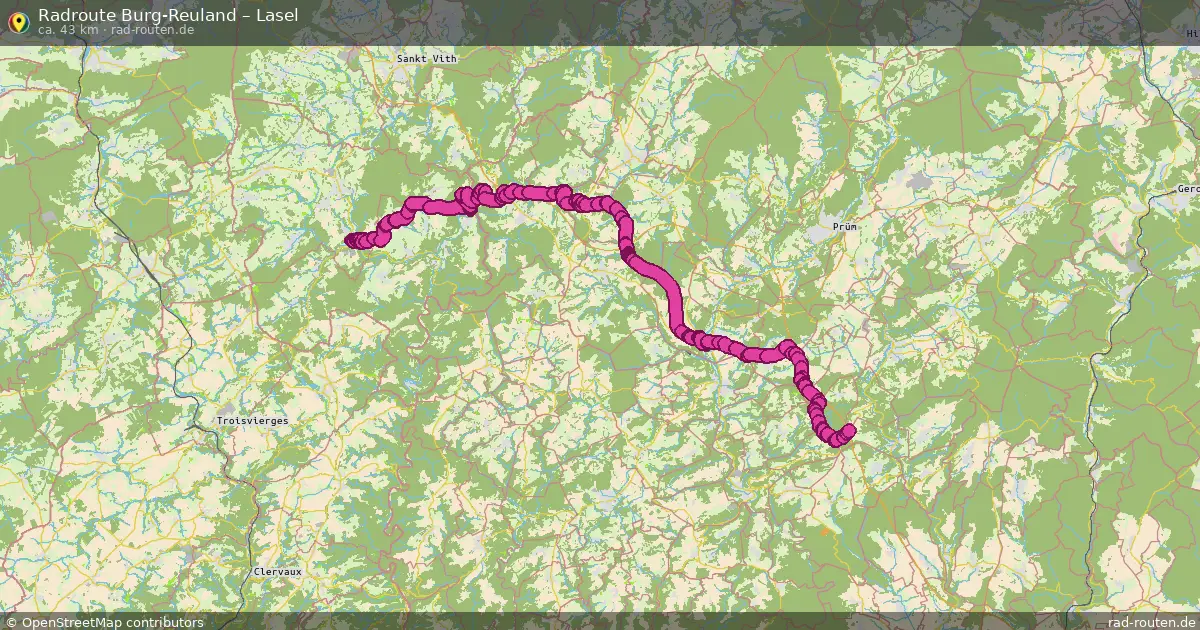 Radtour Burg-Reuland – Lasel
