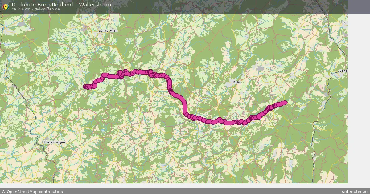 Radtour Burg-Reuland – Wallersheim