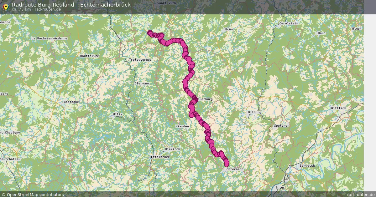 Radtour Burg-Reuland – Echternacherbrück