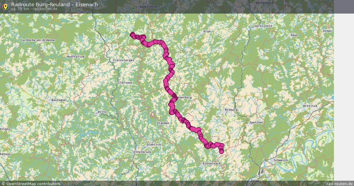 Radtour Burg-Reuland – Eisenach