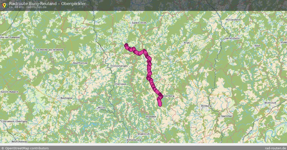 Radtour Burg-Reuland – Obergeckler