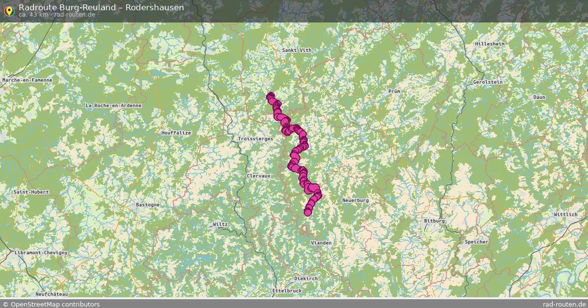 Radtour Burg-Reuland – Rodershausen