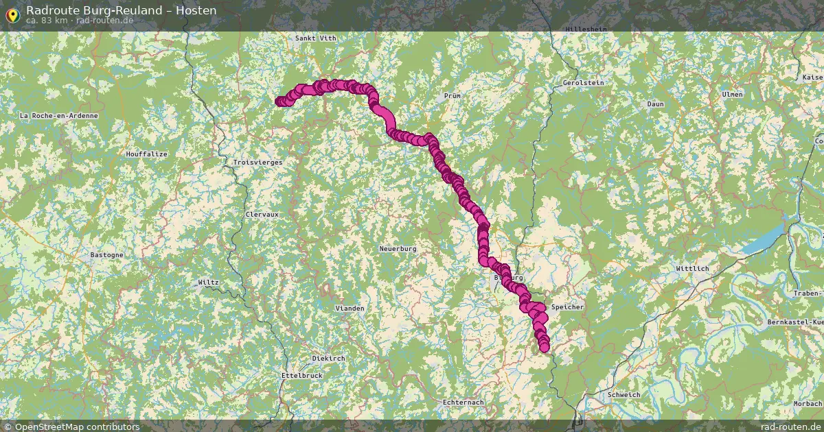 Radtour Burg-Reuland – Hosten
