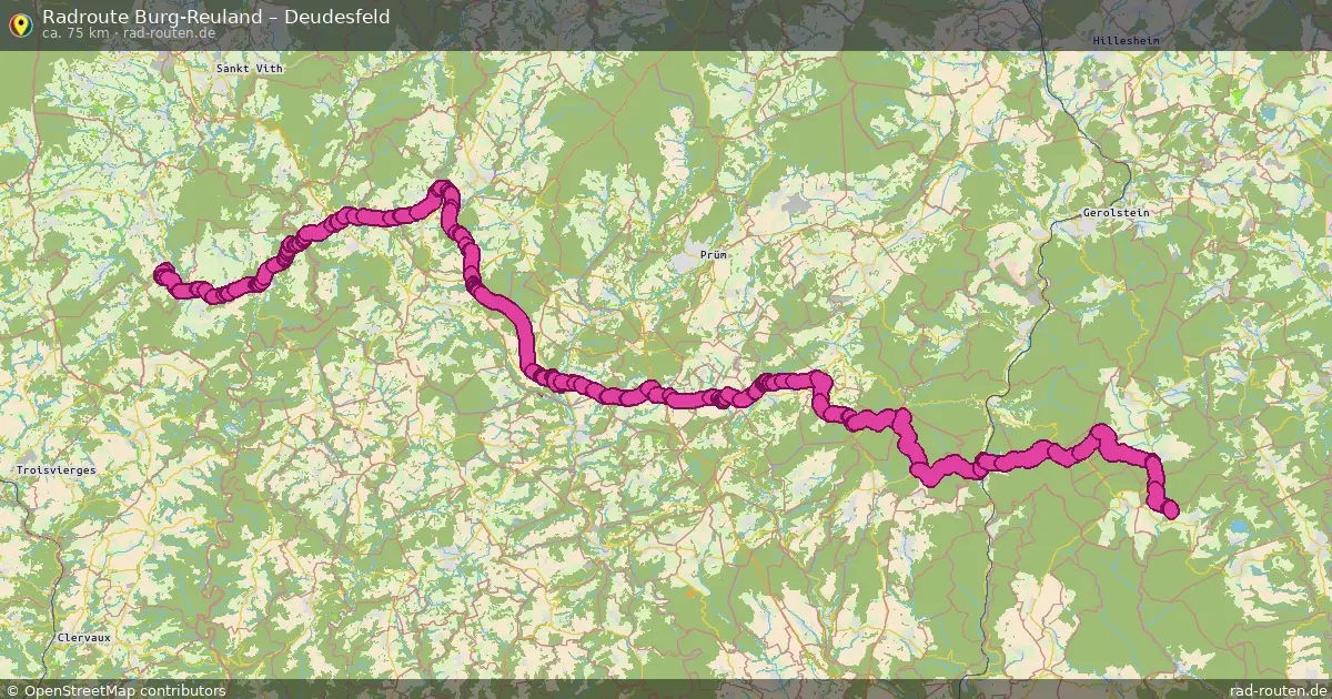 Radtour Burg-Reuland – Deudesfeld