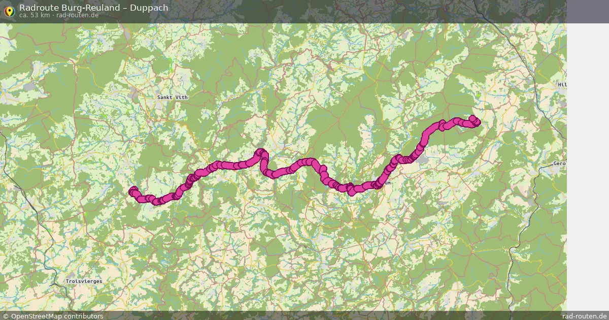 Radtour Burg-Reuland – Duppach