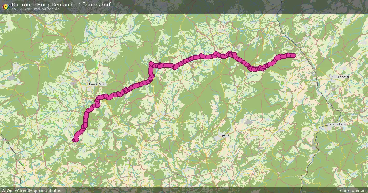 Radtour Burg-Reuland – Gönnersdorf