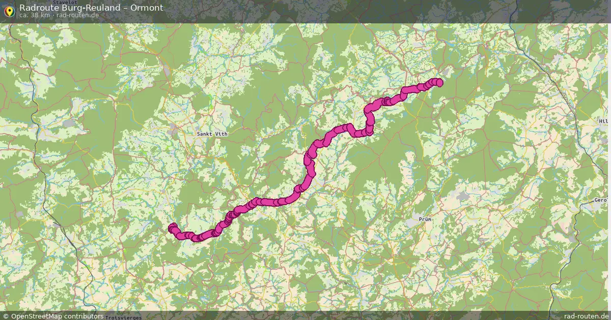 Radtour Burg-Reuland – Ormont