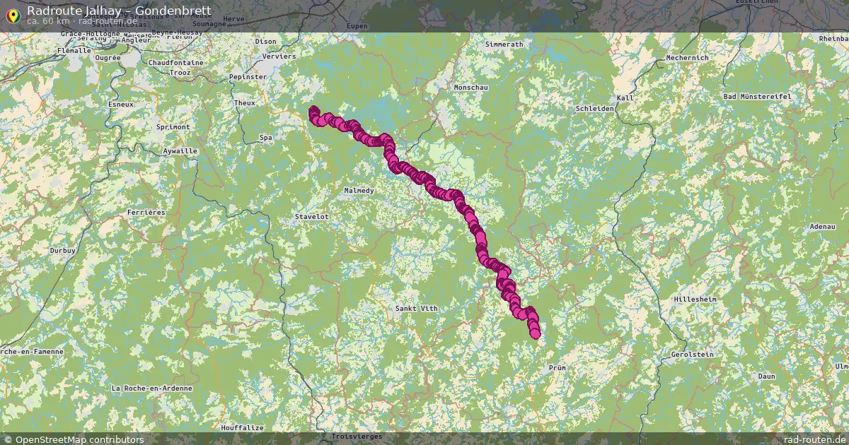 Radtour Jalhay – Gondenbrett