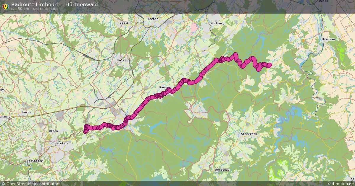 Radtour Limbourg – Hürtgenwald