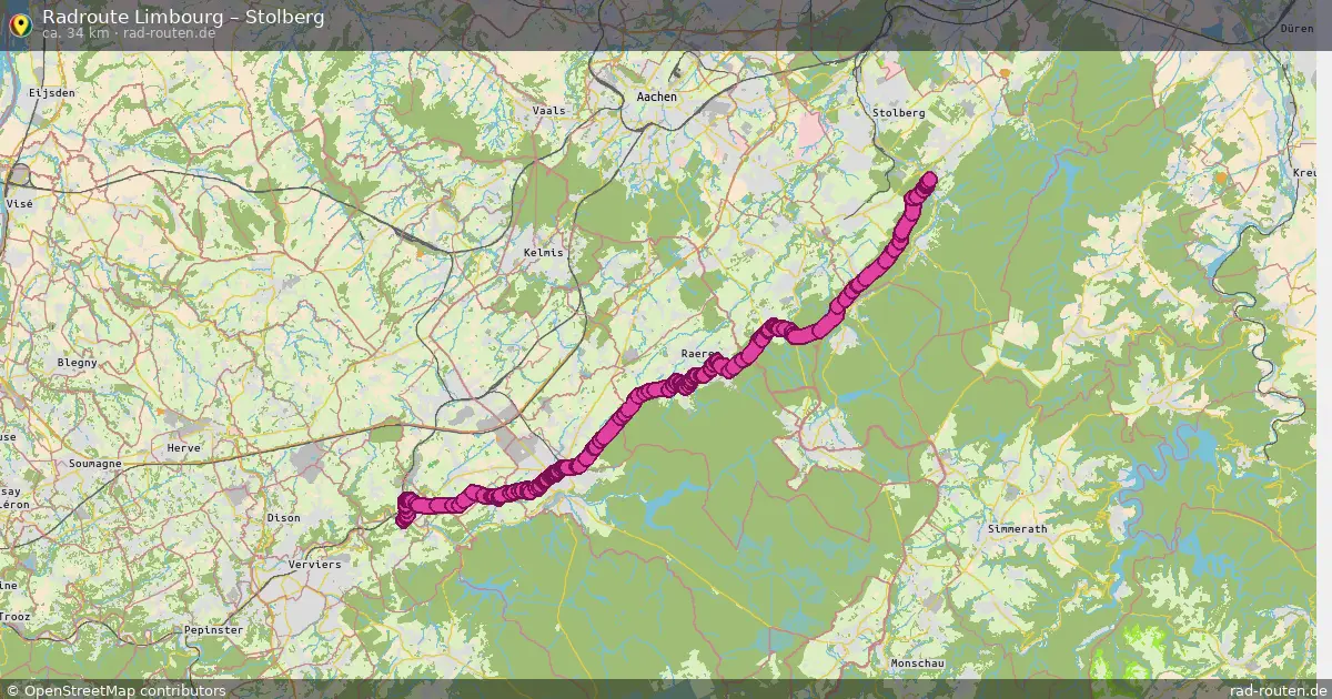 Radtour Limbourg – Stolberg