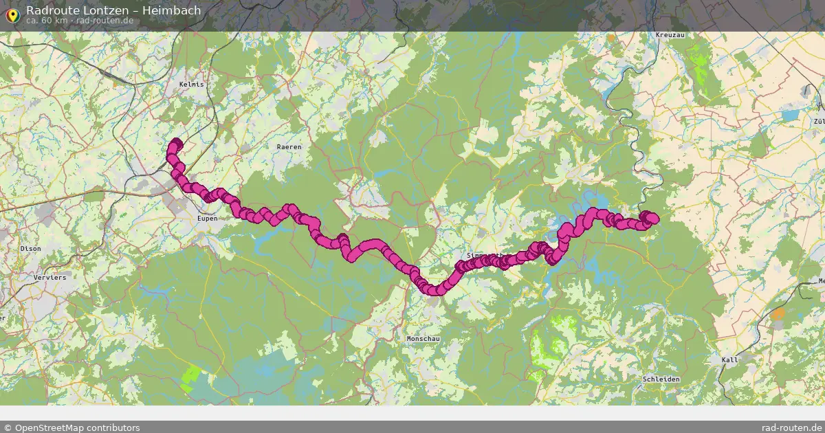 Radtour Lontzen – Heimbach