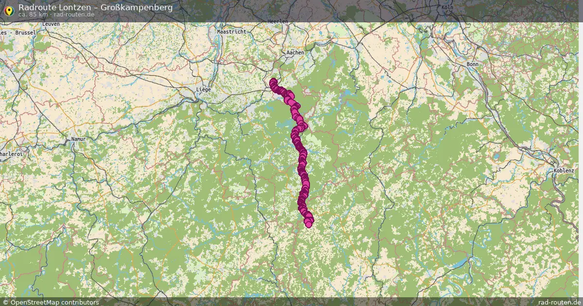 Radtour Lontzen – Großkampenberg