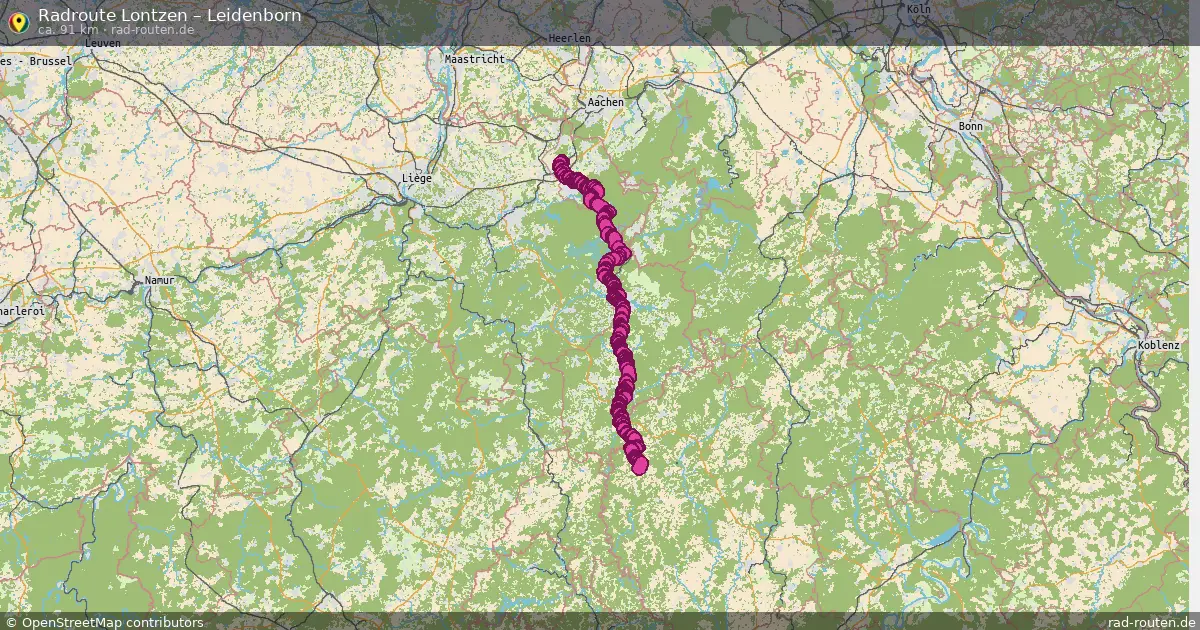 Radtour Lontzen – Leidenborn