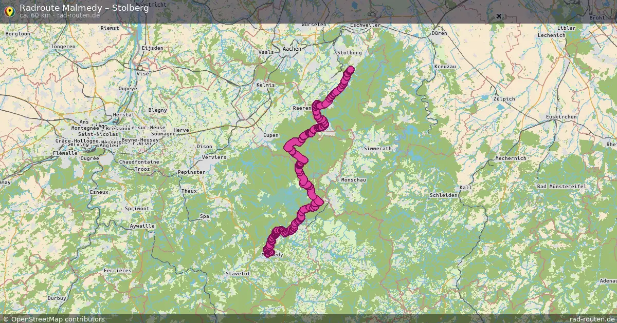 Radtour Malmedy – Stolberg