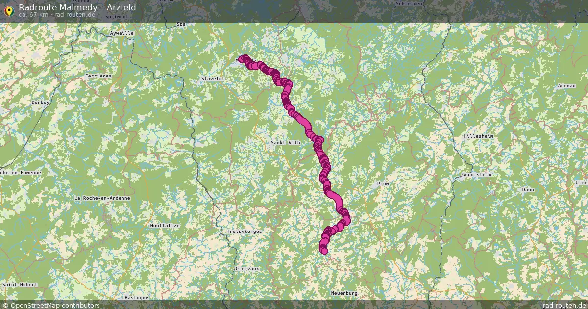 Radtour Malmedy – Arzfeld