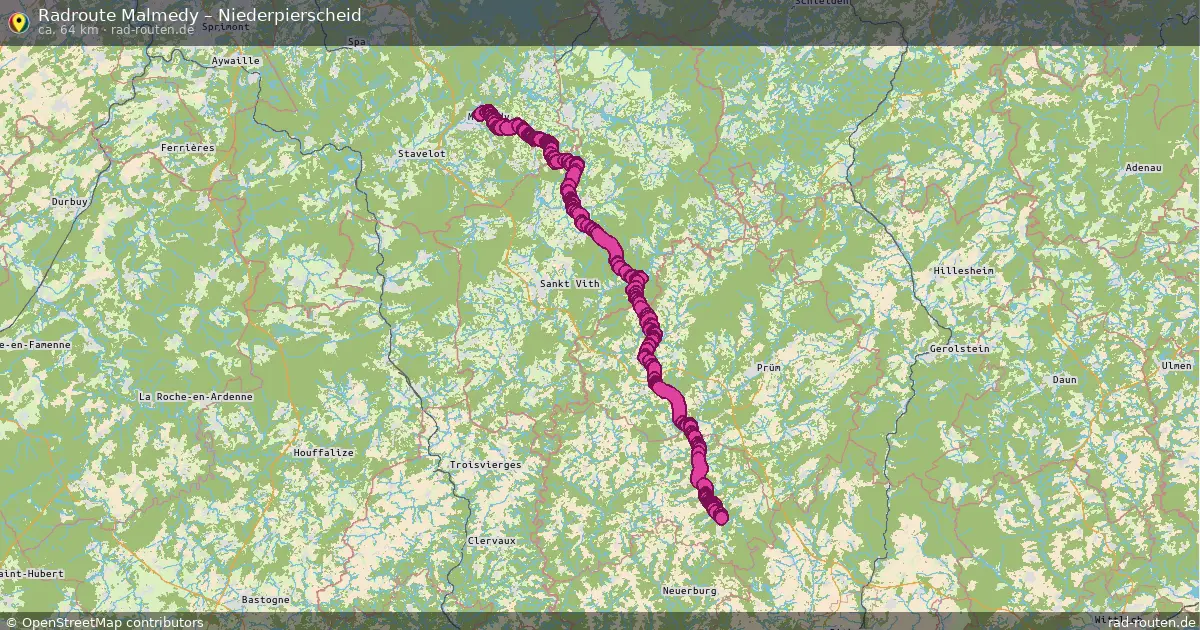 Radtour Malmedy – Niederpierscheid