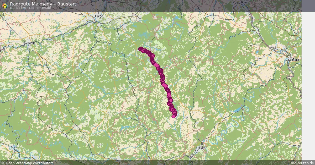 Radtour Malmedy – Baustert