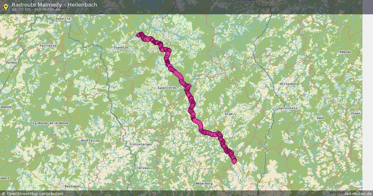 Radtour Malmedy – Heilenbach