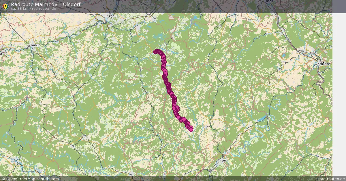 Radtour Malmedy – Olsdorf
