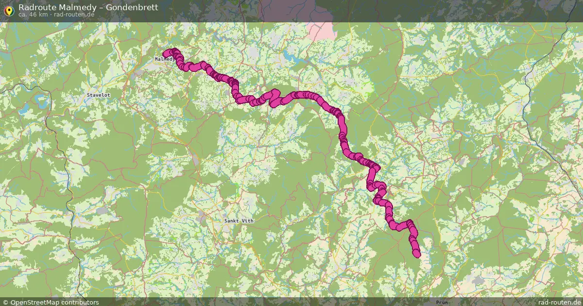 Radtour Malmedy – Gondenbrett