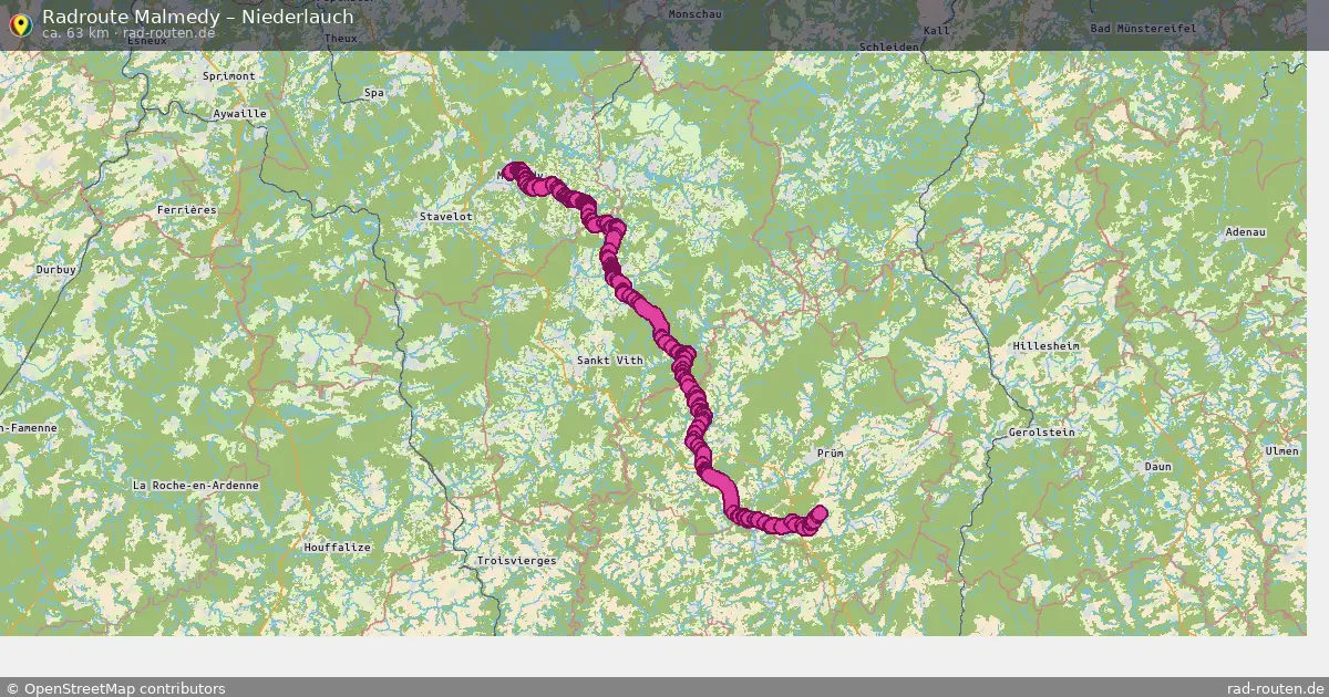 Radtour Malmedy – Niederlauch