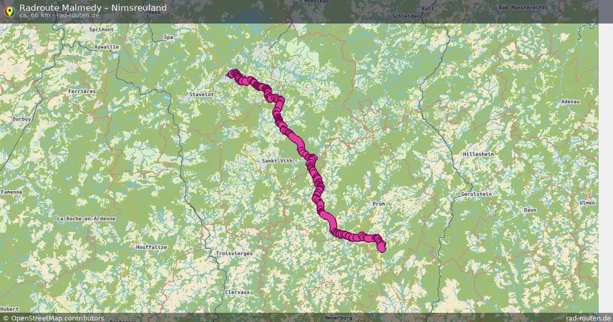 Radtour Malmedy – Nimsreuland