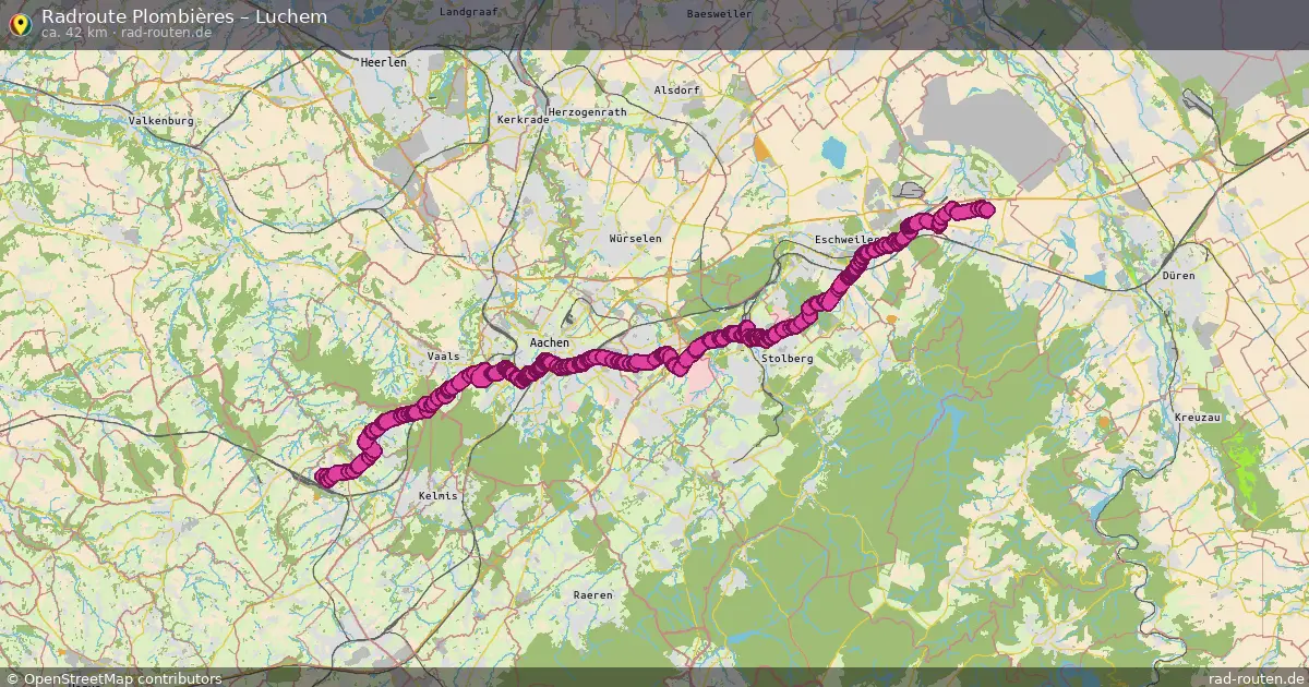 Radtour Plombières – Luchem
