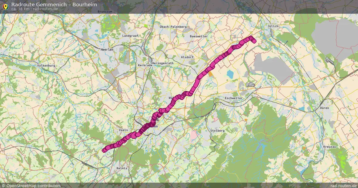 Radtour Gemmenich – Bourheim