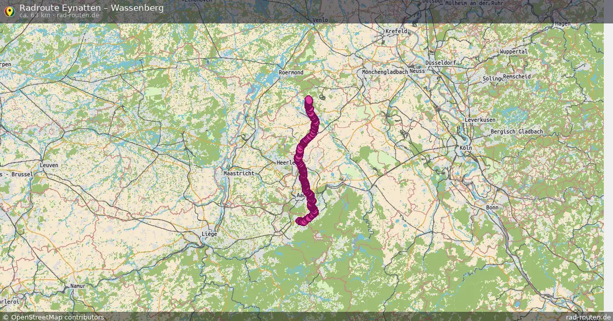 Fahrradroute Eynatten – Wassenberg
