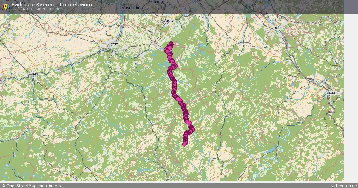 Radtour Raeren – Emmelbaum