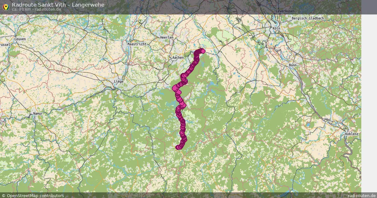 Radtour Sankt Vith – Langerwehe