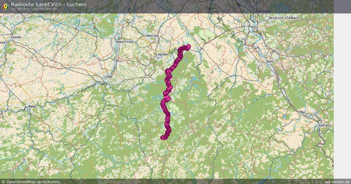 Radtour Sankt Vith – Luchem