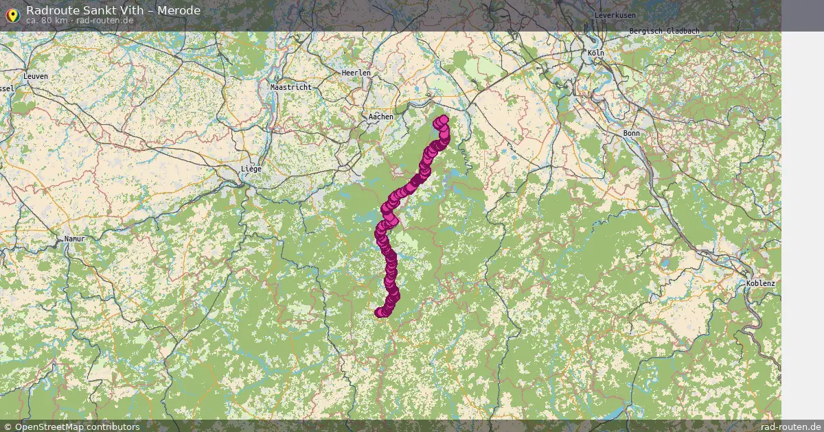 Radtour Sankt Vith – Merode