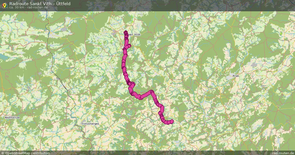 Radtour Sankt Vith – Üttfeld