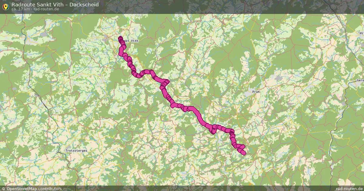 Radtour Sankt Vith – Dackscheid