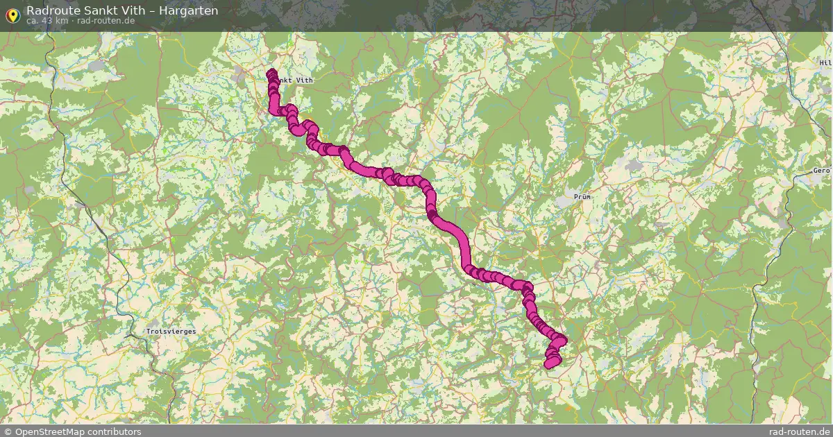 Radtour Sankt Vith – Hargarten