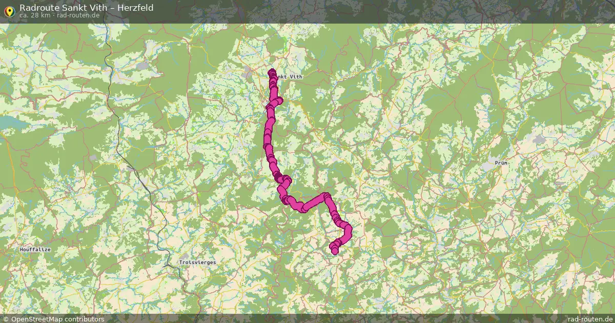Radtour Sankt Vith – Herzfeld