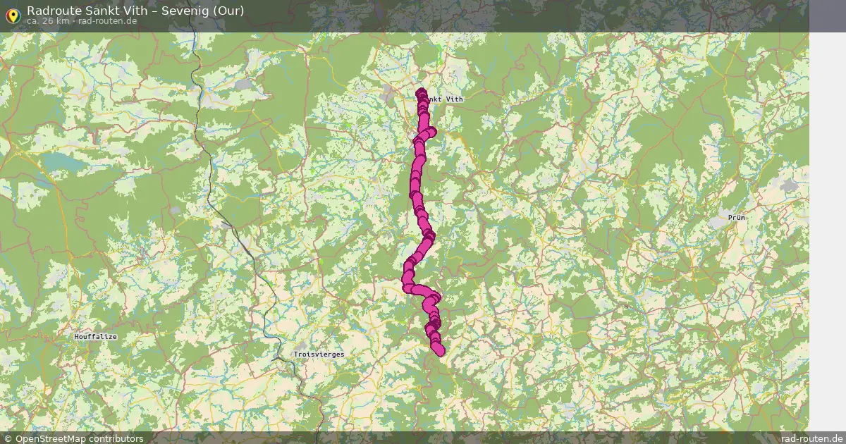Radtour Sankt Vith – Sevenig (Our)