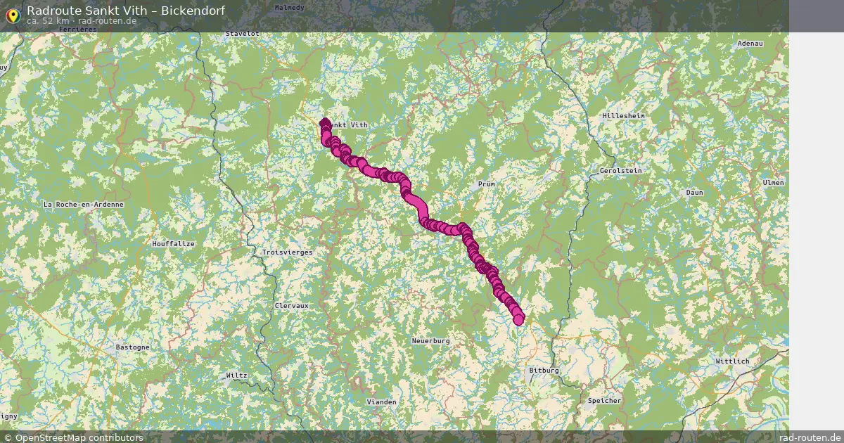 Radtour Sankt Vith – Bickendorf
