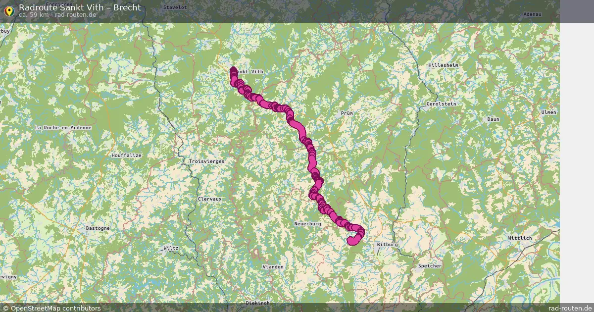 Radtour Sankt Vith – Brecht