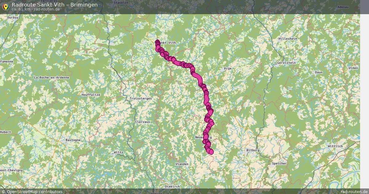 Radtour Sankt Vith – Brimingen
