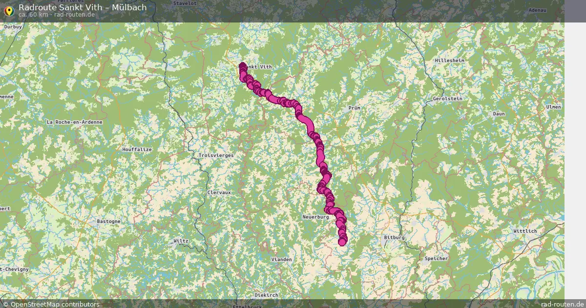 Radtour Sankt Vith – Mülbach
