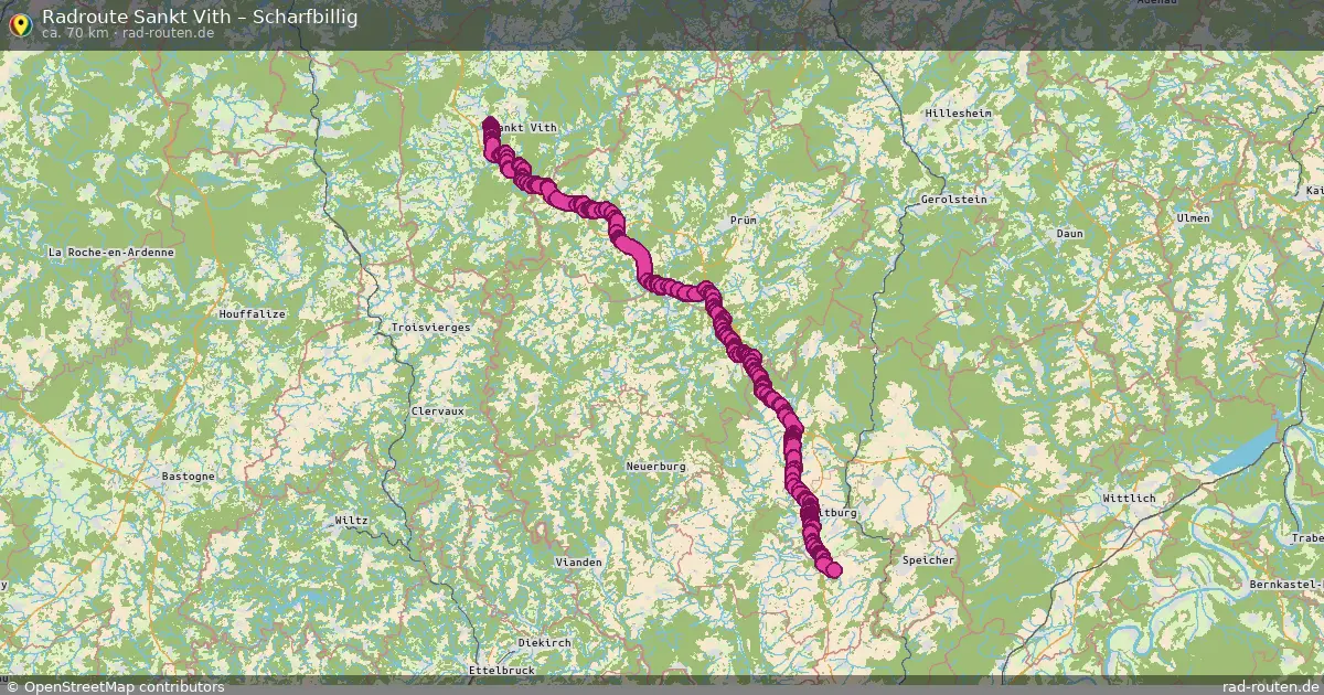 Radtour Sankt Vith – Scharfbillig