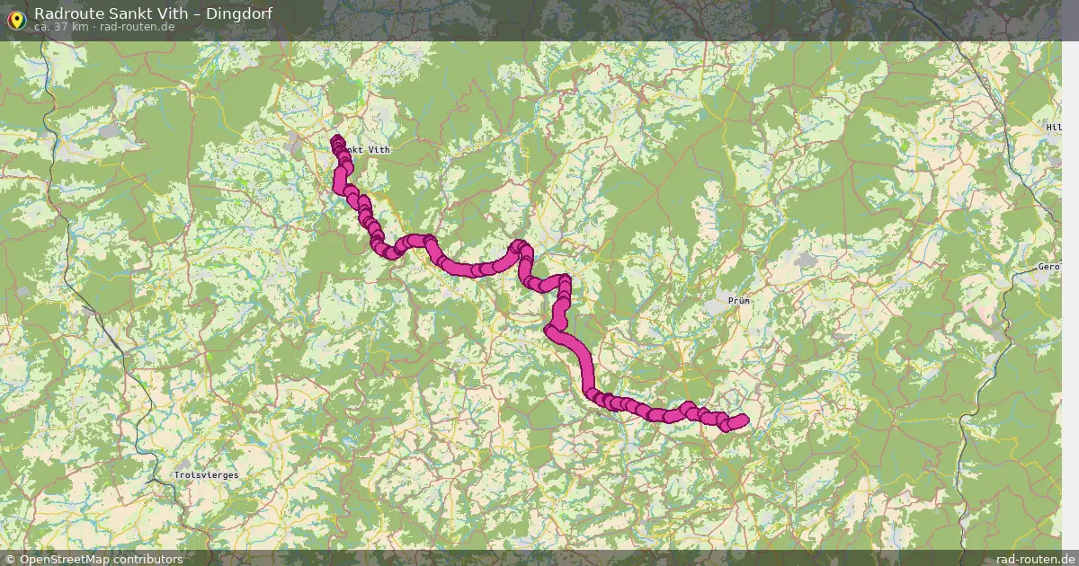 Radtour Sankt Vith – Dingdorf