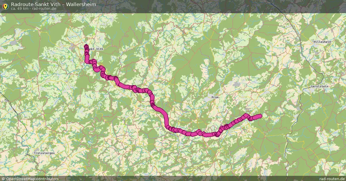 Radtour Sankt Vith – Wallersheim
