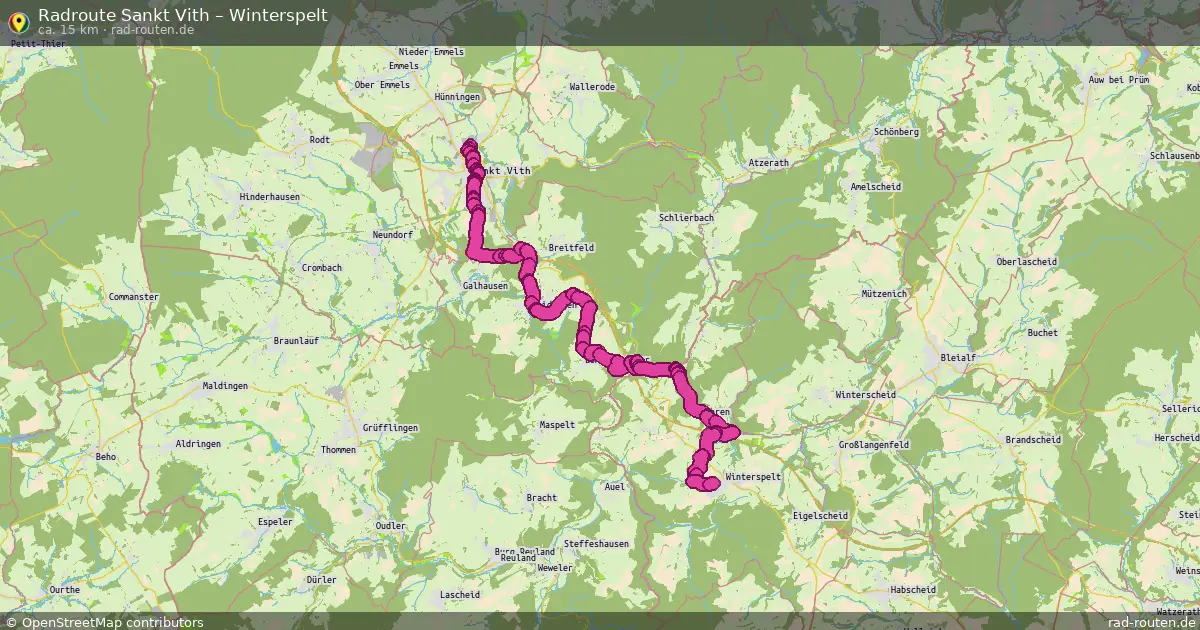 Radtour Sankt Vith – Winterspelt
