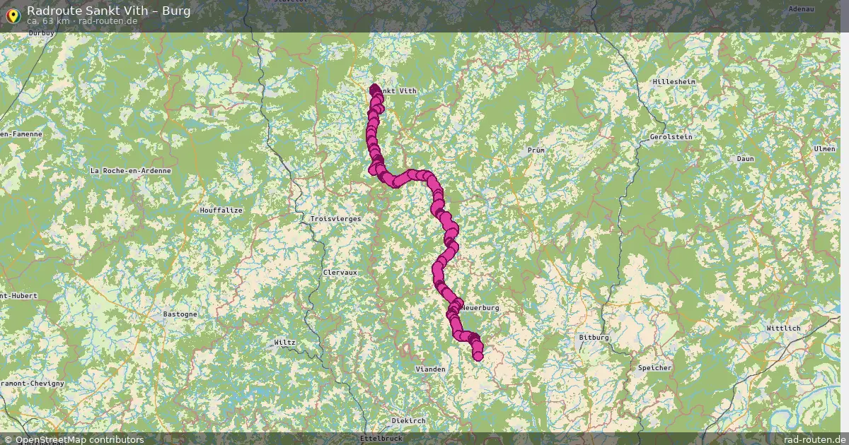 Radtour Sankt Vith – Burg