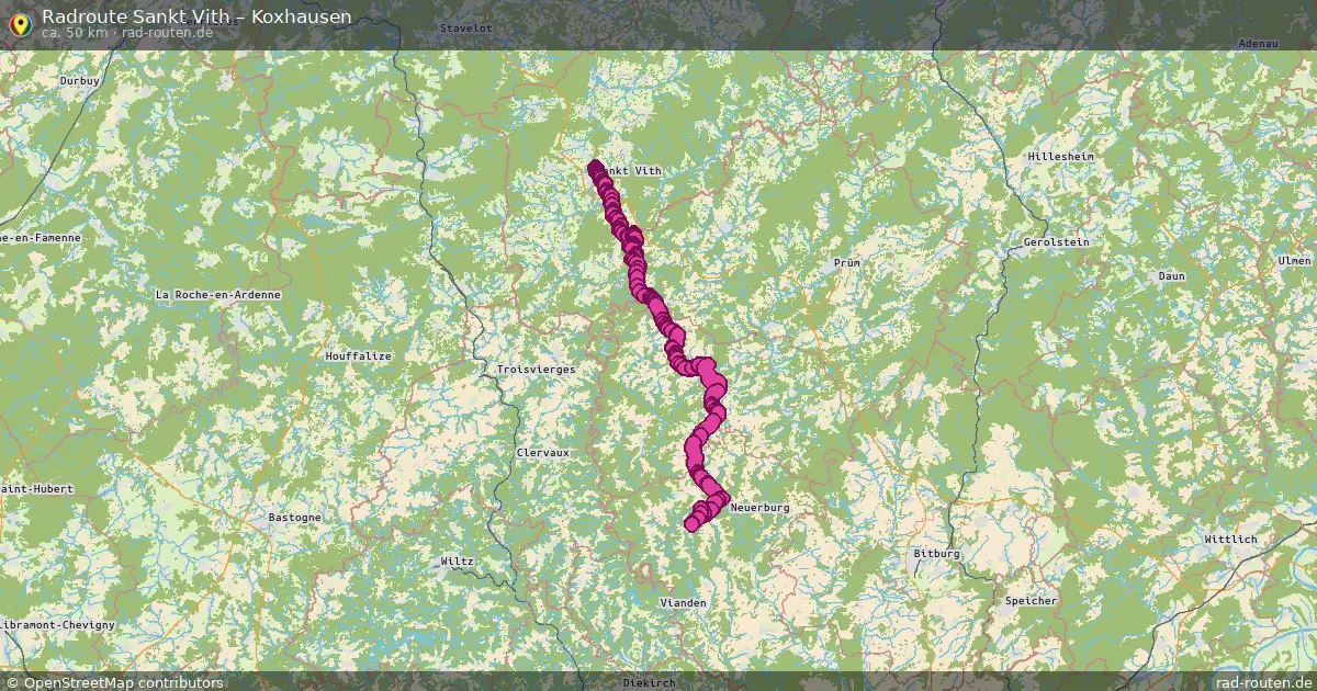 Radtour Sankt Vith – Koxhausen